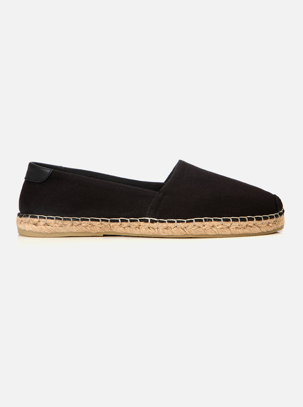 Ceto Siyah Erkek Düz Espadril